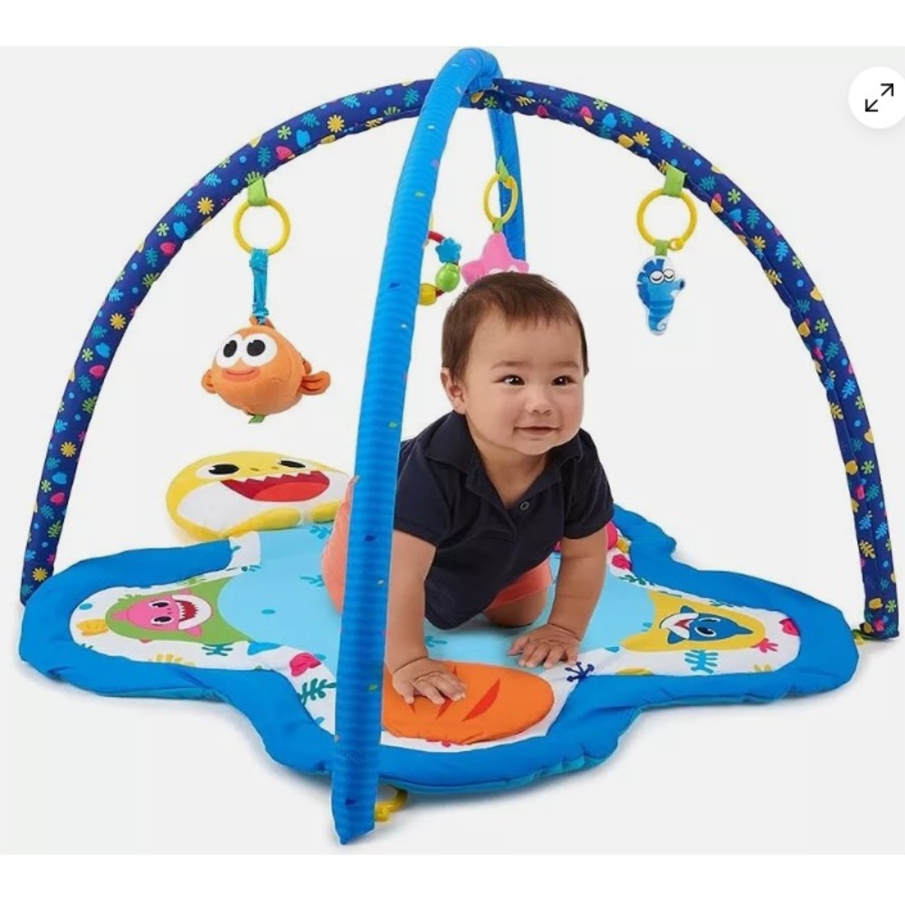 Nickelodeon Pinkfong Baby Shark Deluxe Undersea Activity Mat Tummy Time‎ Mat